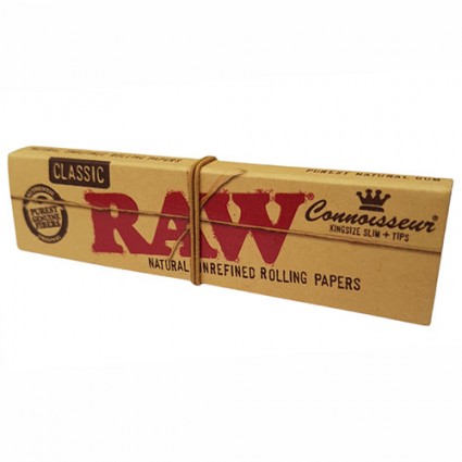 RAW Classic Connoiseur KingSize Slim With Tips